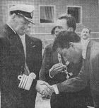 پادشاه دانمارک از سردخانه دیدن می‌کند