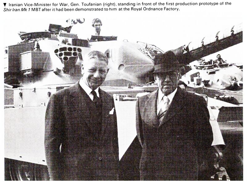 پرونده:GeneralToufanian ShirIranMK1MBT RoyalOrdnanceFactory.jpg
