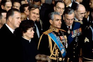 ShahanshahAryamehrEisenhowerFuneralVicePresidentAgnew1April1969.jpg