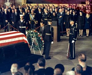 PresidentRichardNixonFuneralEisenhowerFormer president1969.jpg